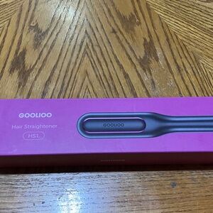 Goolioo Hair Straightener in Black/Pink